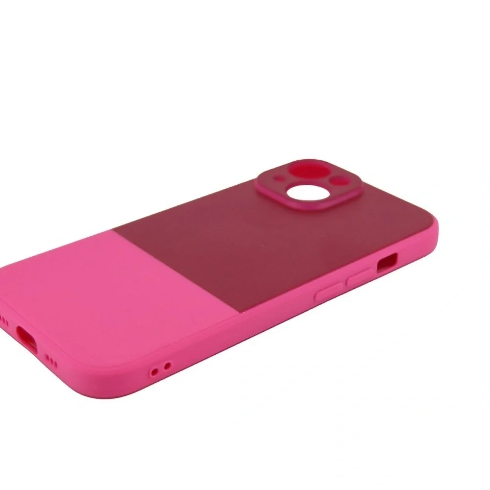 Colorful Dual-Tone Phone Case,iPhone 15 case, 2 iPhone case